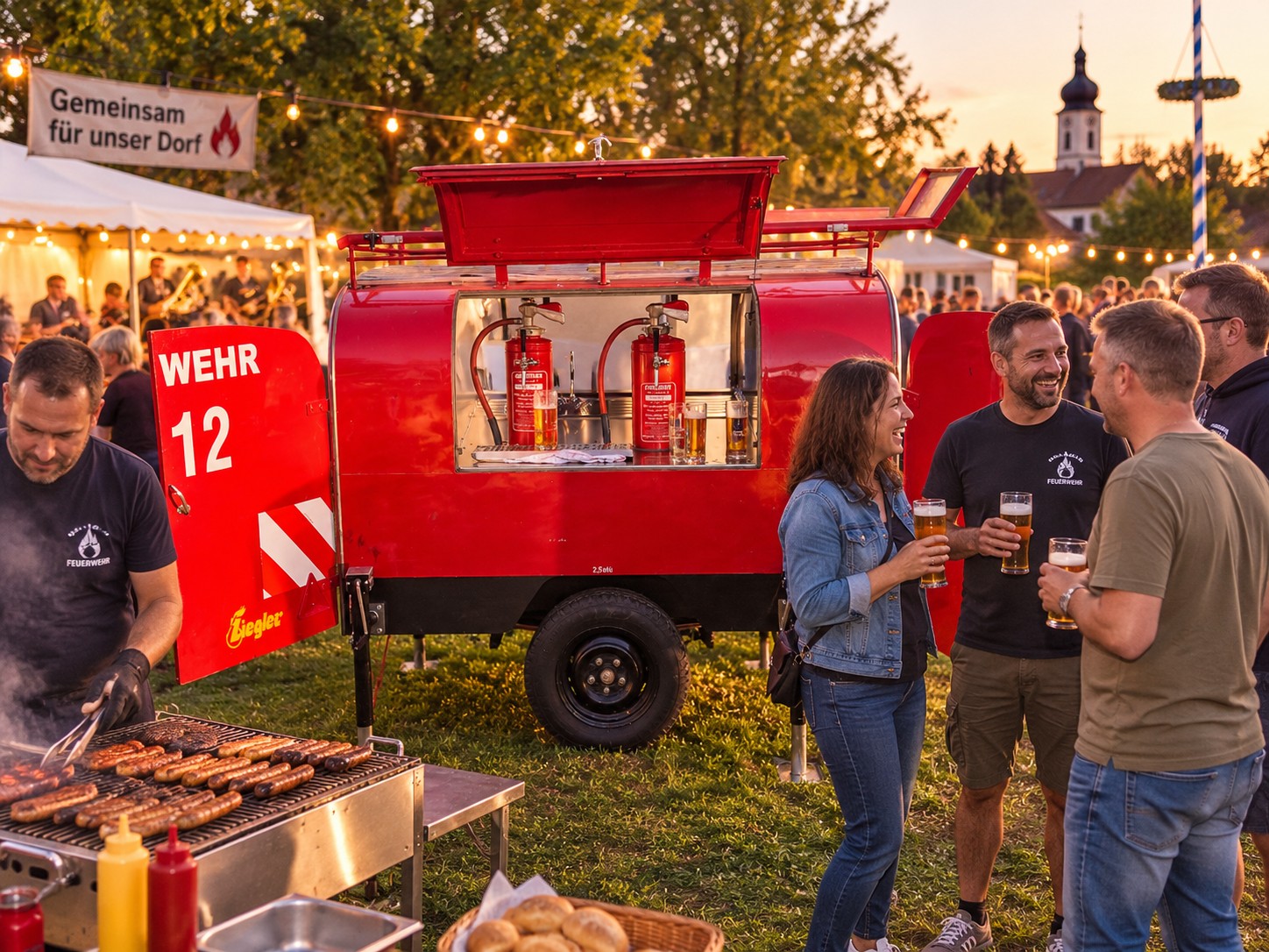 Grillen und Gemeinschaft